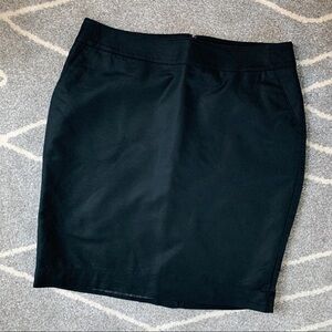Merona Black Pencil Skirt with Pockets